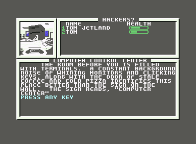 Mars Saga screenshot 4 for Commodore 64